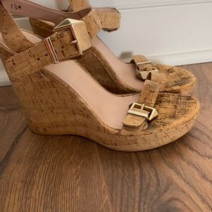 Stuart Weizmann Cork Wedges